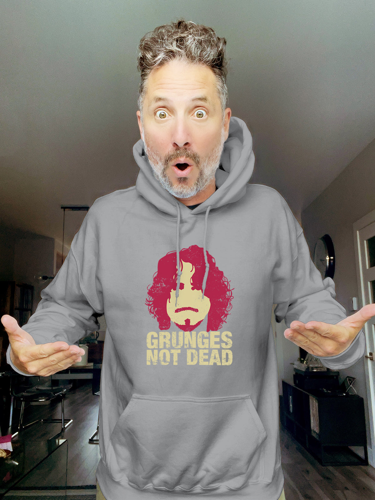 Hoodie- Grunges Not Dead - Chris Cornell