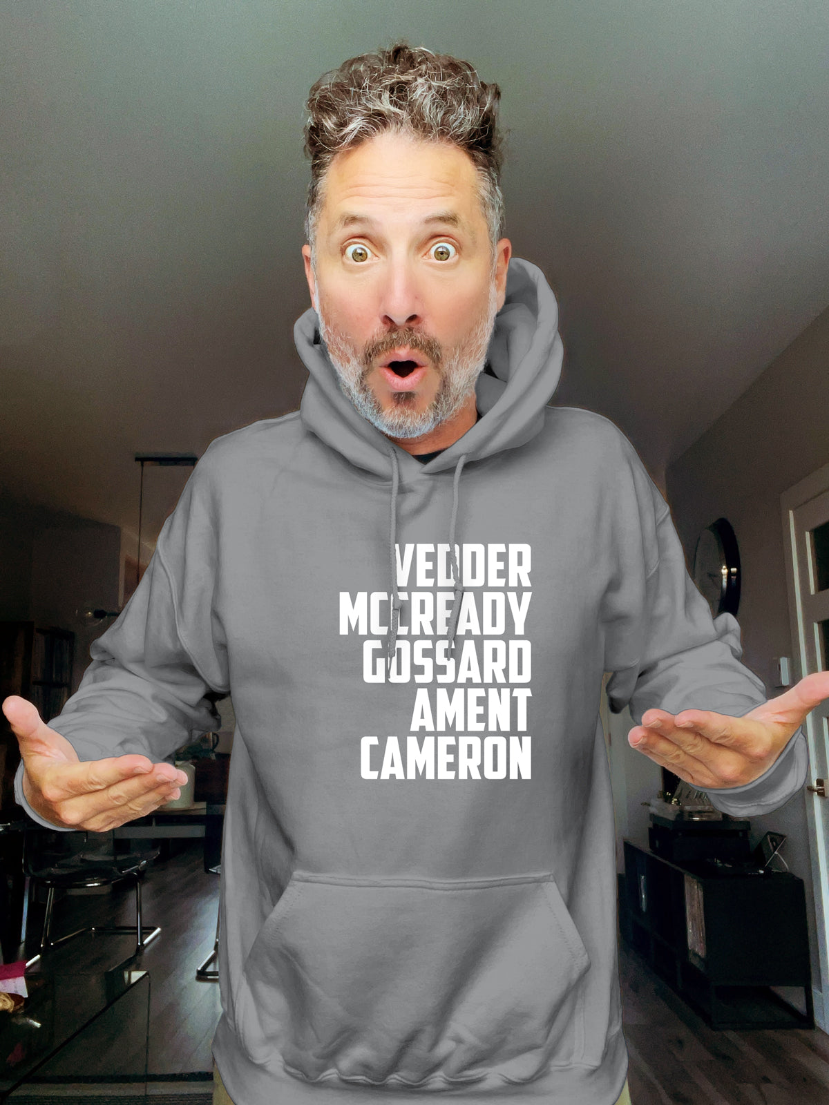 Hoodie - Vedder McCready Gossard Ament Cameron - Unisex