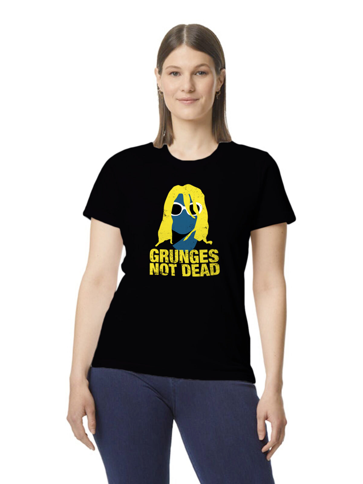 T-Shirt - Women - Grunges Not Dead - Kurt Cobain