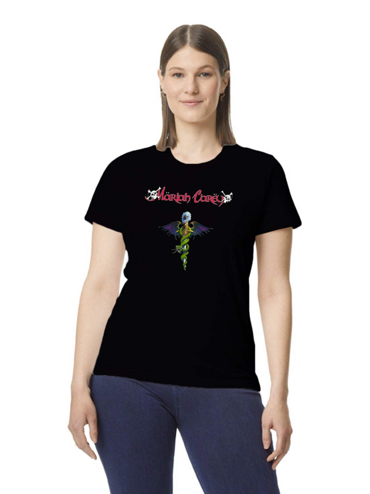 Softstyle Women's T-Shirt | Mariah Carey Motley Crue