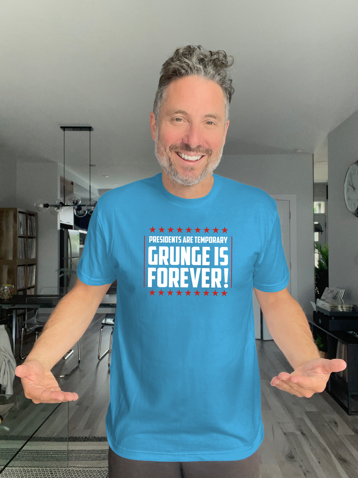 Soft Tee - Presidents are temporary, Grunge is Forever - Unisex