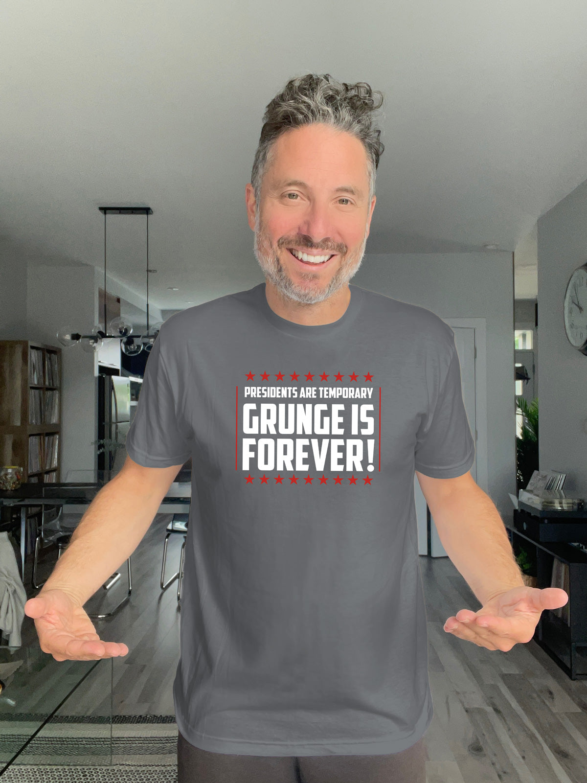Soft Tee - Presidents are temporary, Grunge is Forever - Unisex