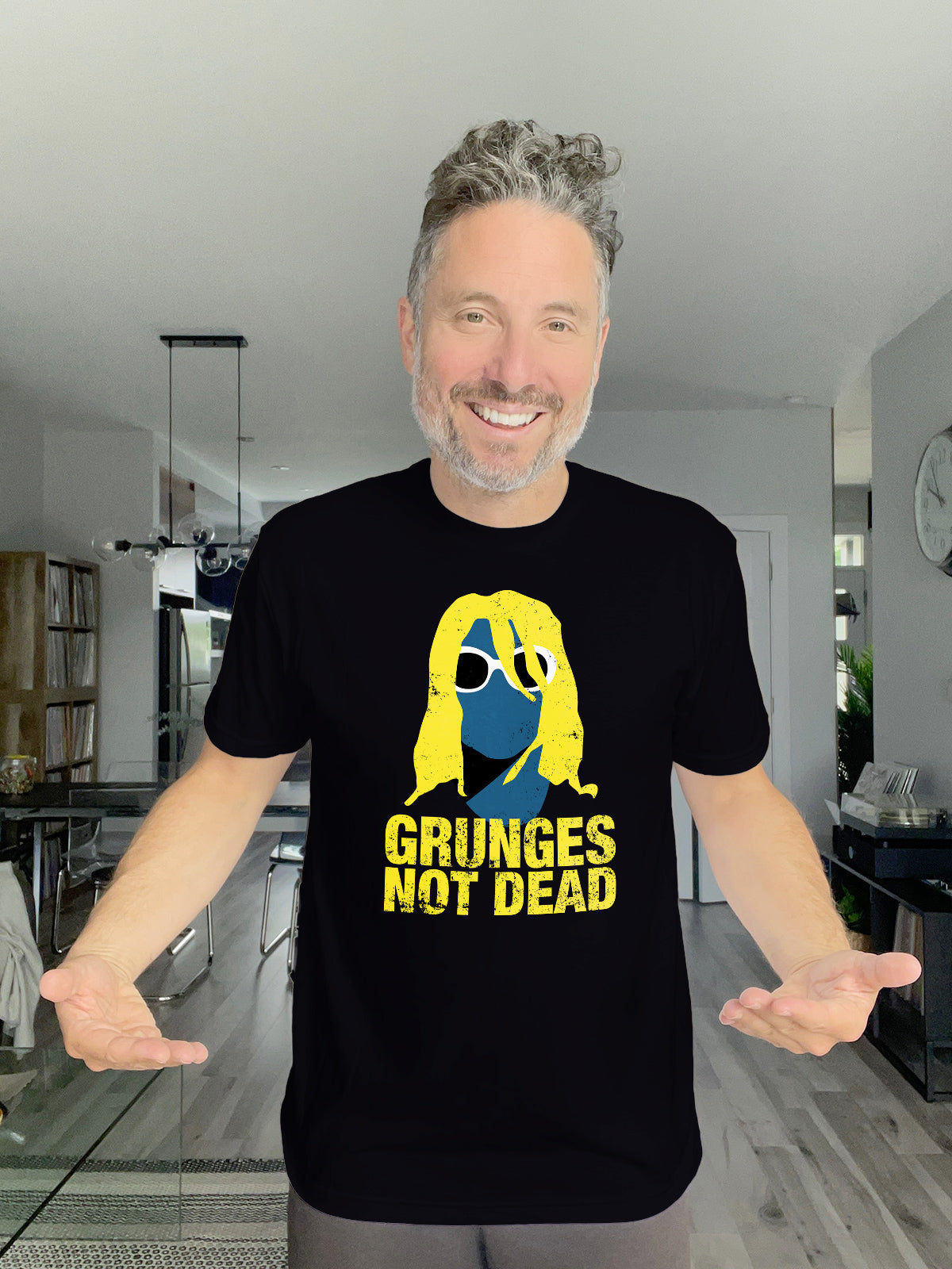 T-Shirt - Grunges Not Dead - Kurt Cobain