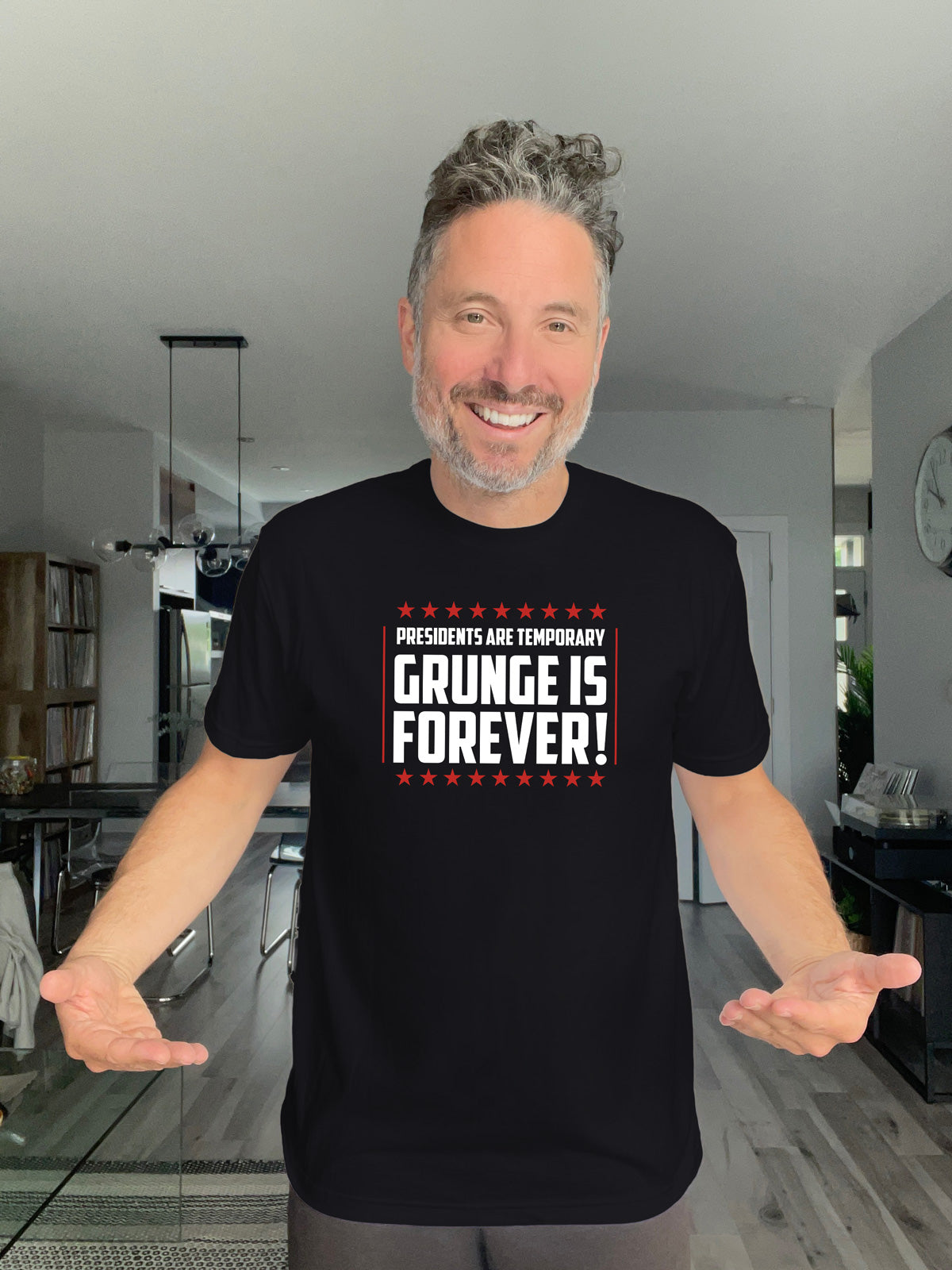 Soft Tee - Presidents are temporary, Grunge is Forever - Unisex