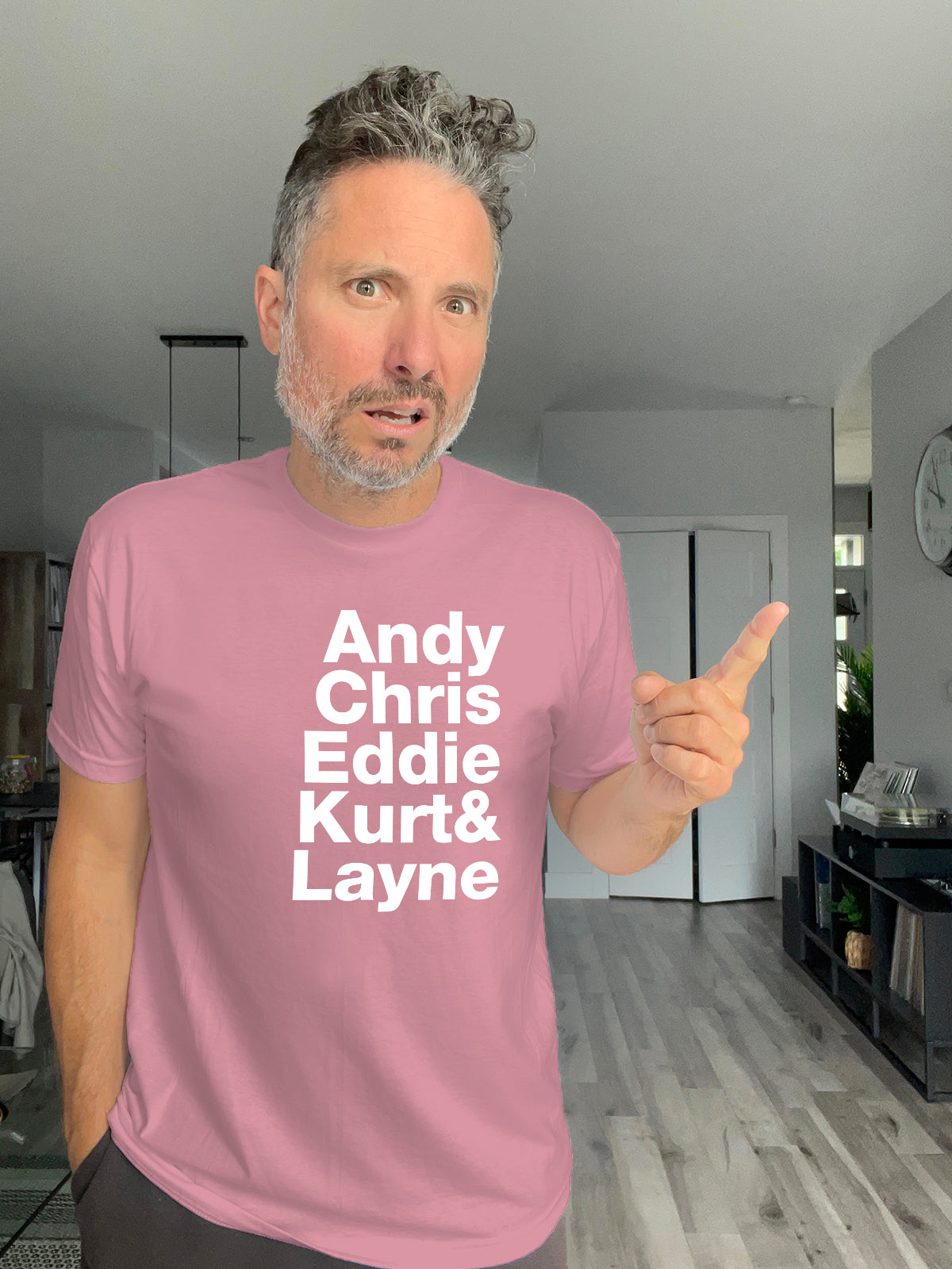 Soft Tee - Andy Chris Eddie Kurt & Layne - Unisex