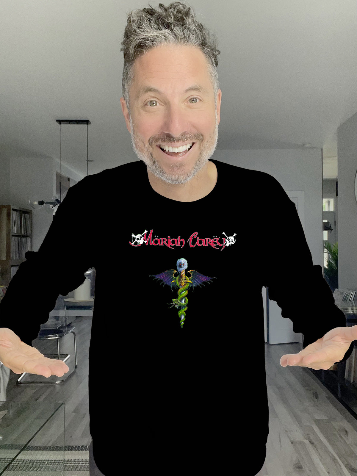 Unisex Premium Crewneck Sweatshirt | Mariah Carey Motley Crue