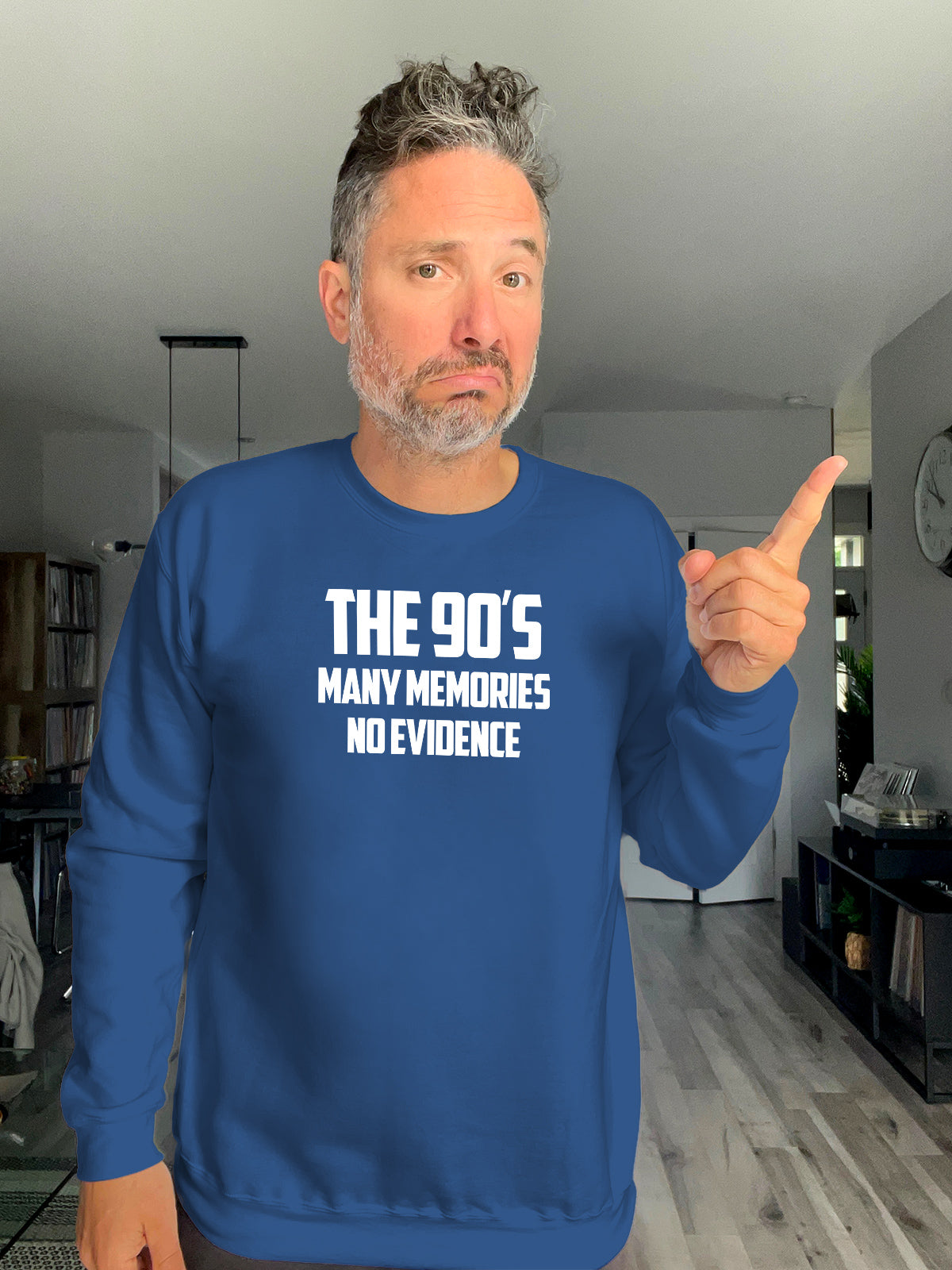 Crewneck - The 90s, Many memories no evidence - Unisex