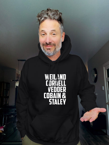 Hoodie - Weiland Cornell Vedder Cobain & Staley - Unisex