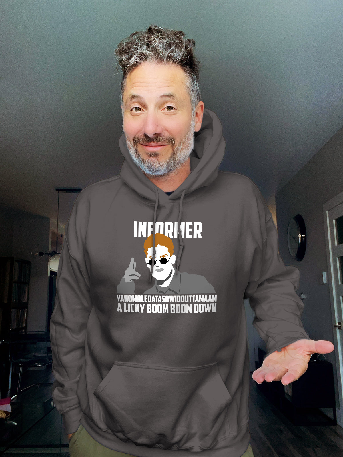 Hoodie - Snow - Informer - Unisex