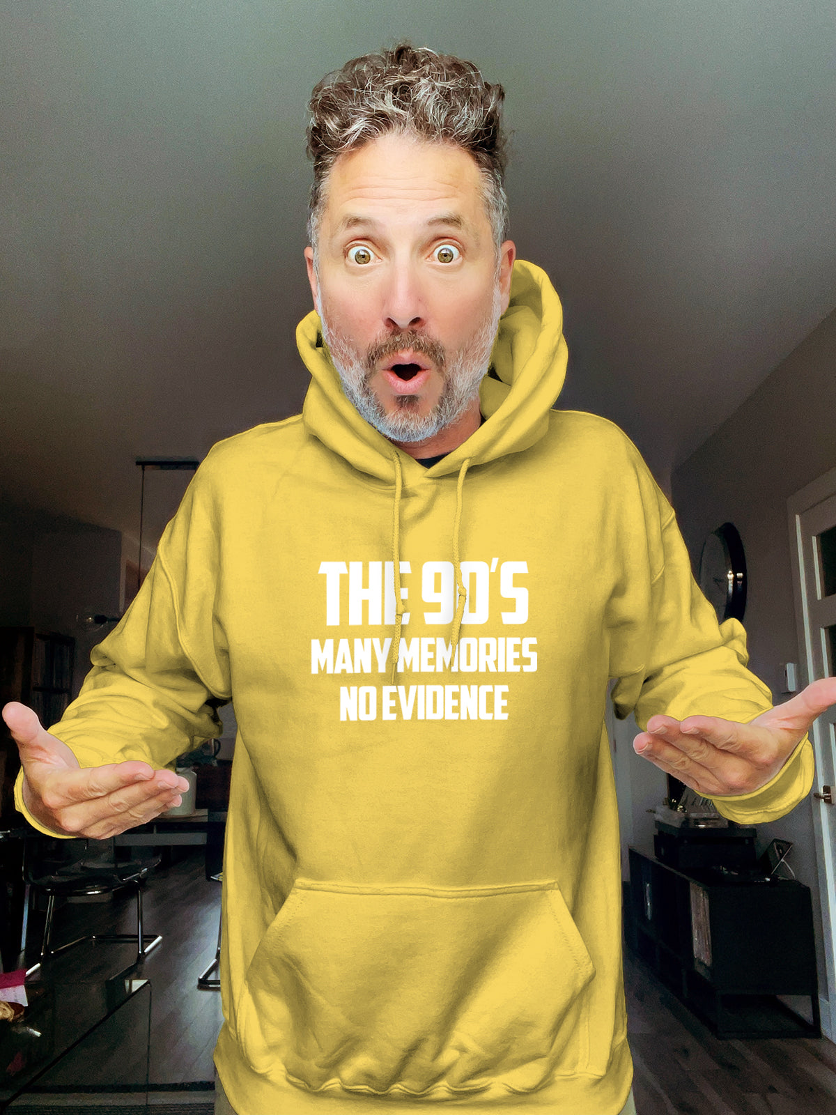 Hoodie - The 90s, Many memories no evidence - Unisex