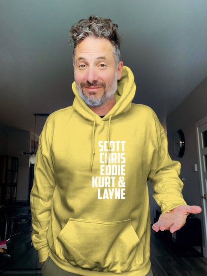 Hoodie - Scott Chris Eddie Kurt & Layne - Unisex