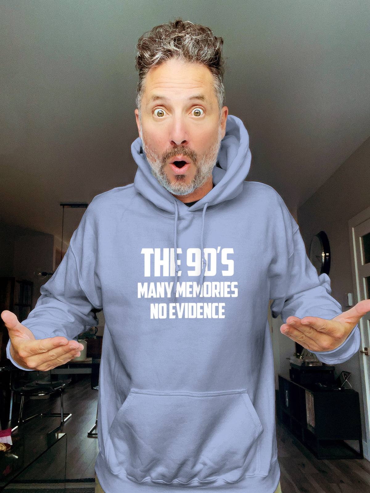 Hoodie - The 90s, Many memories no evidence - Unisex