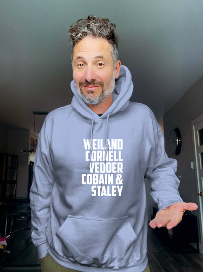 Hoodie - Weiland Cornell Vedder Cobain & Staley - Unisex