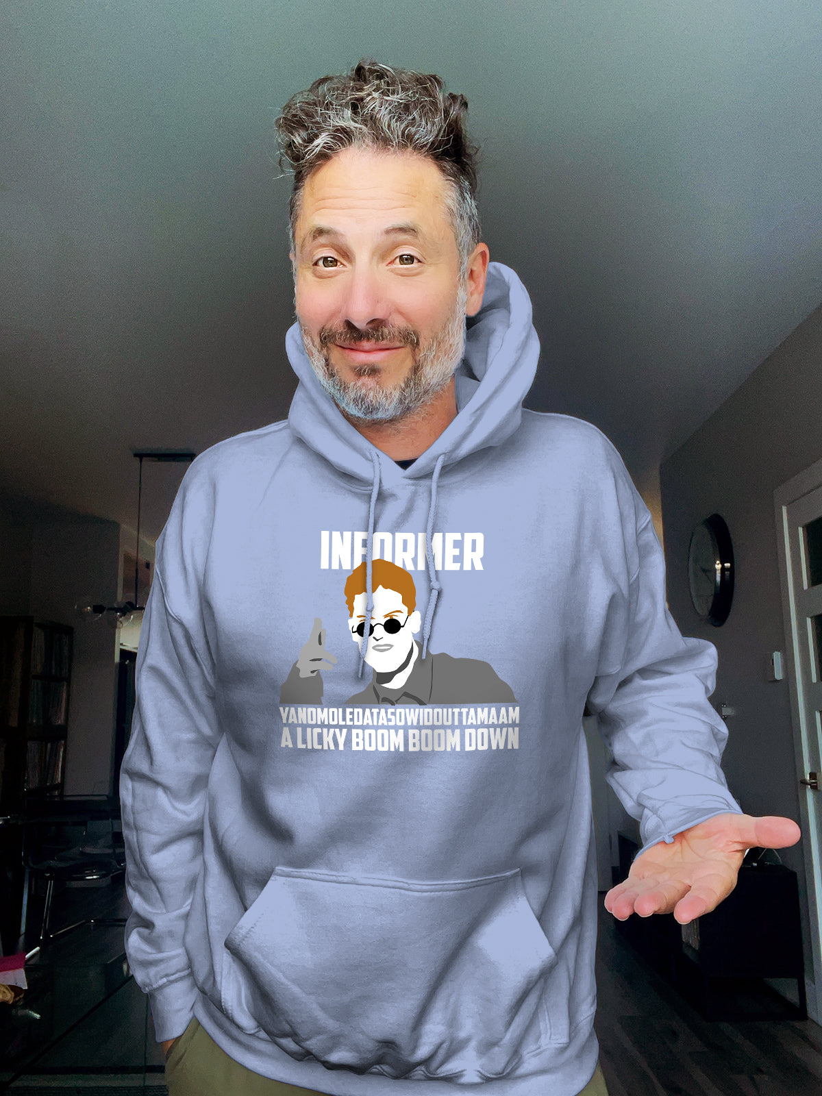 Hoodie - Snow - Informer - Unisex