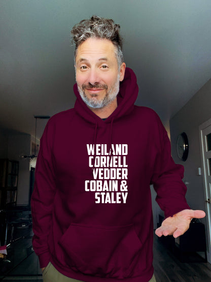 Hoodie - Weiland Cornell Vedder Cobain & Staley - Unisex