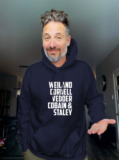 Hoodie - Weiland Cornell Vedder Cobain & Staley - Unisex
