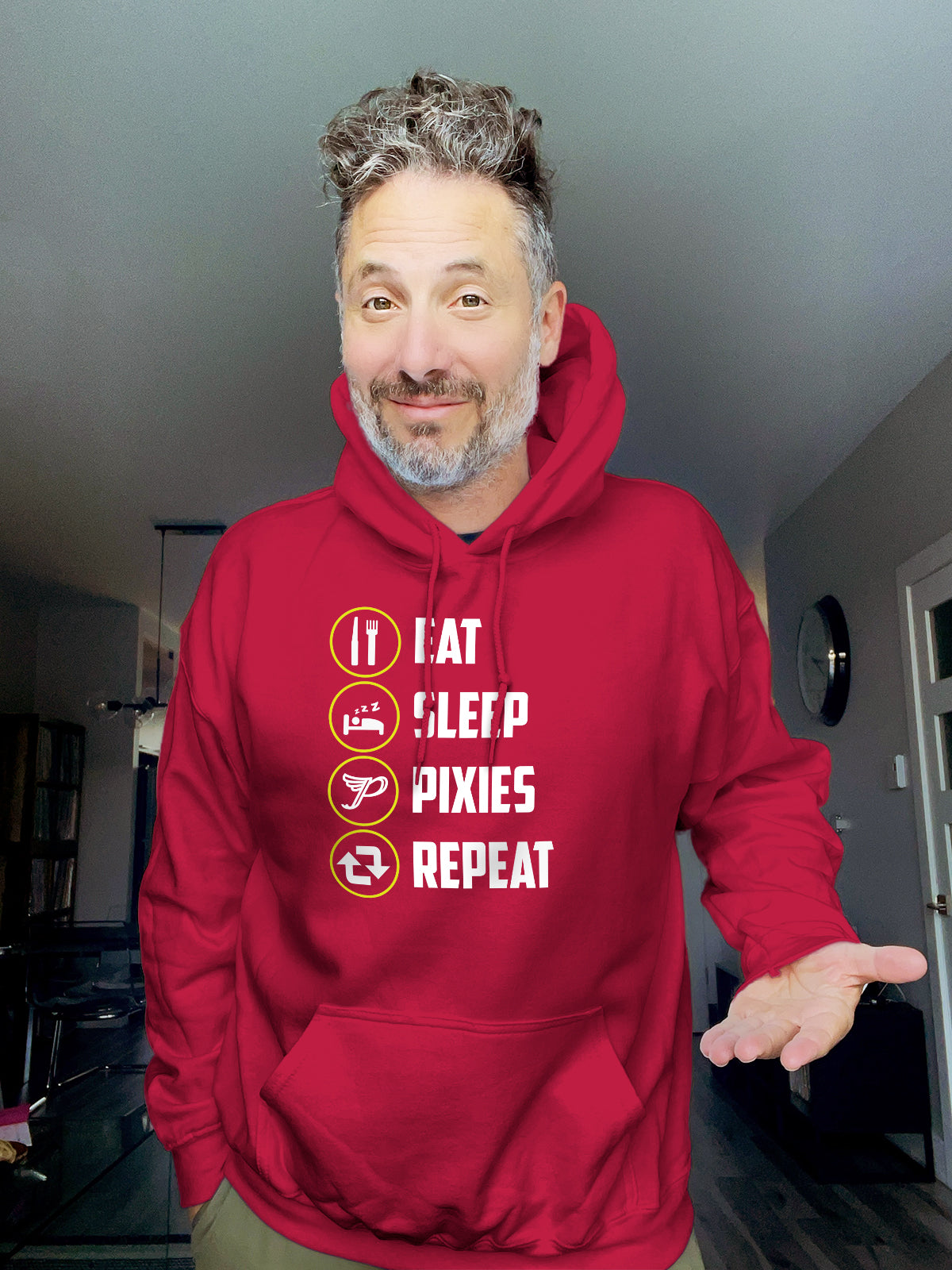 Hoodie - EAT SLEEP PIXIES REPEAT - Unisex