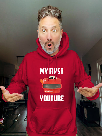 Hoodie - My First YouTube - Unisex