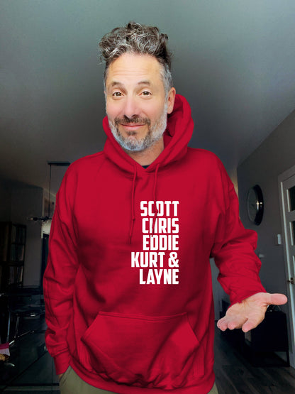 Hoodie - Scott Chris Eddie Kurt & Layne - Unisex