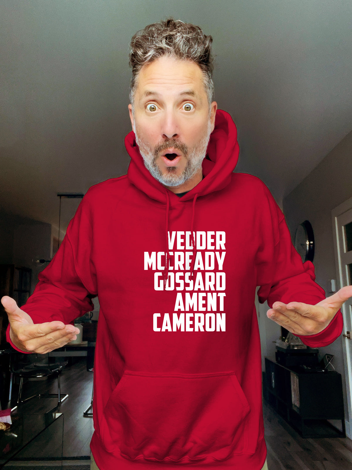 Hoodie  - Vedder McCready Gossard Ament Cameron - Unisex