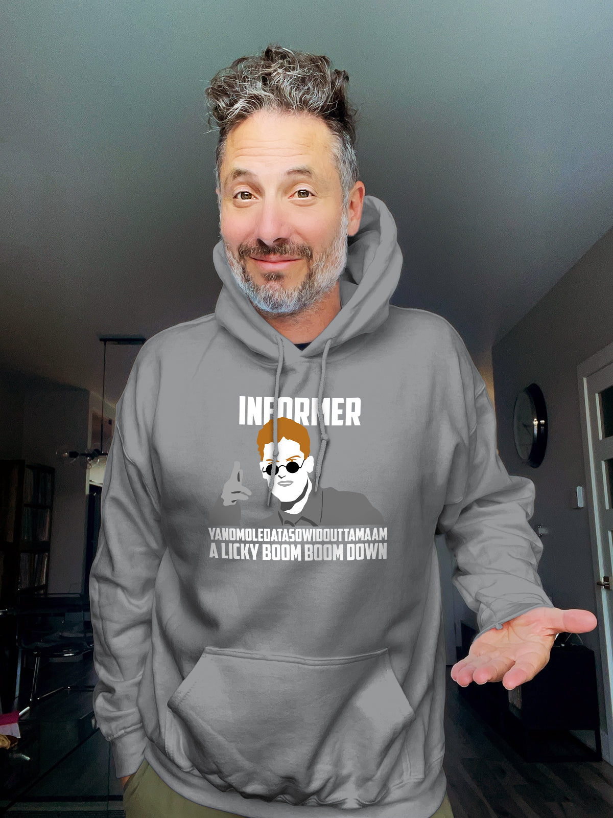 Hoodie - Snow - Informer - Unisex