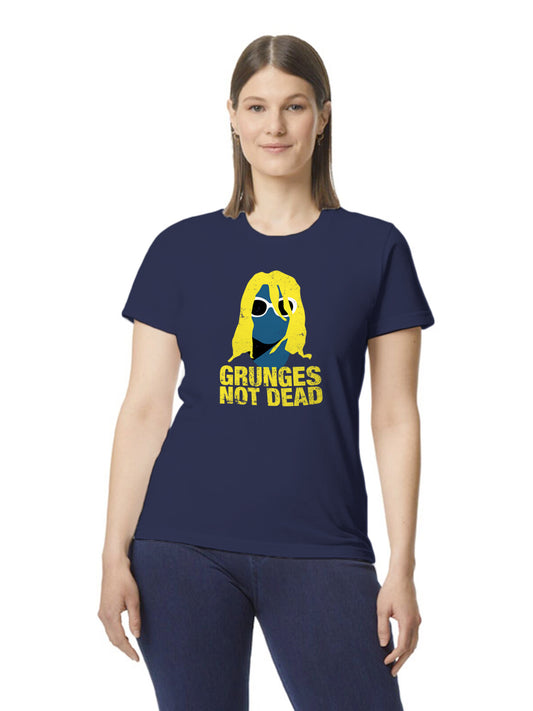 T-Shirt - Women - Grunges Not Dead - Kurt Cobain