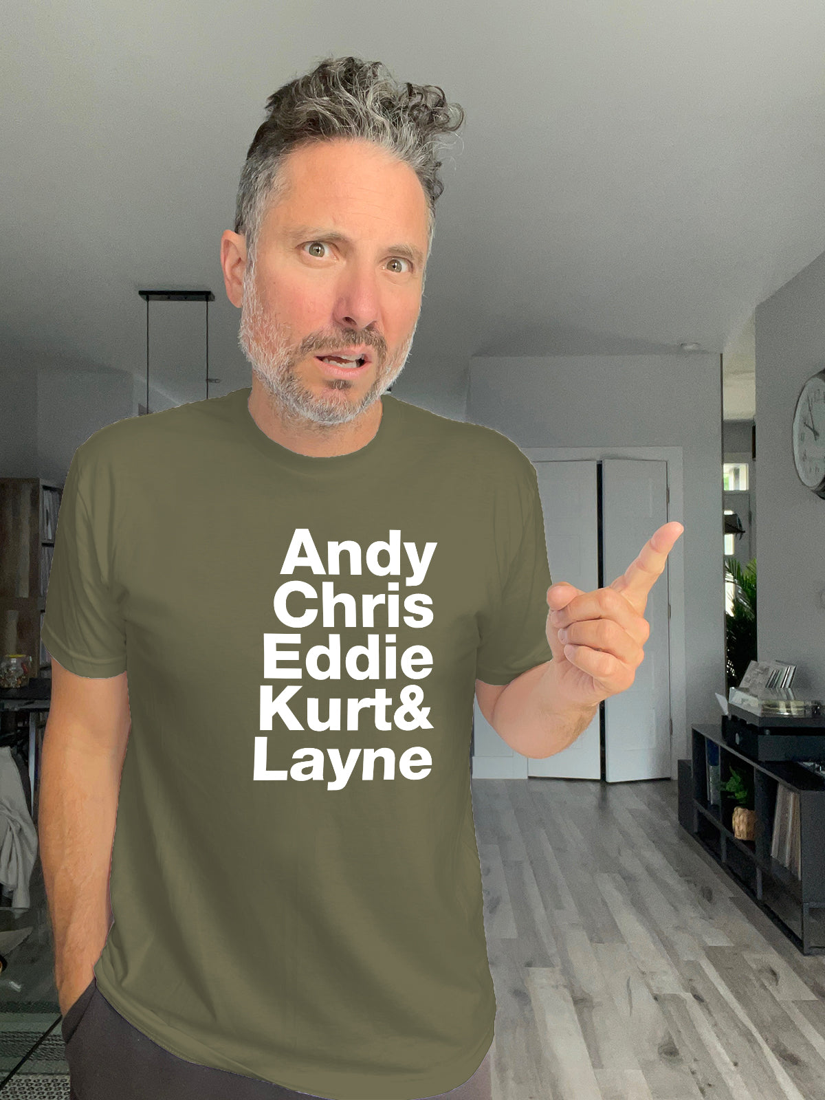 Soft Tee - Andy Chris Eddie Kurt & Layne - Unisex