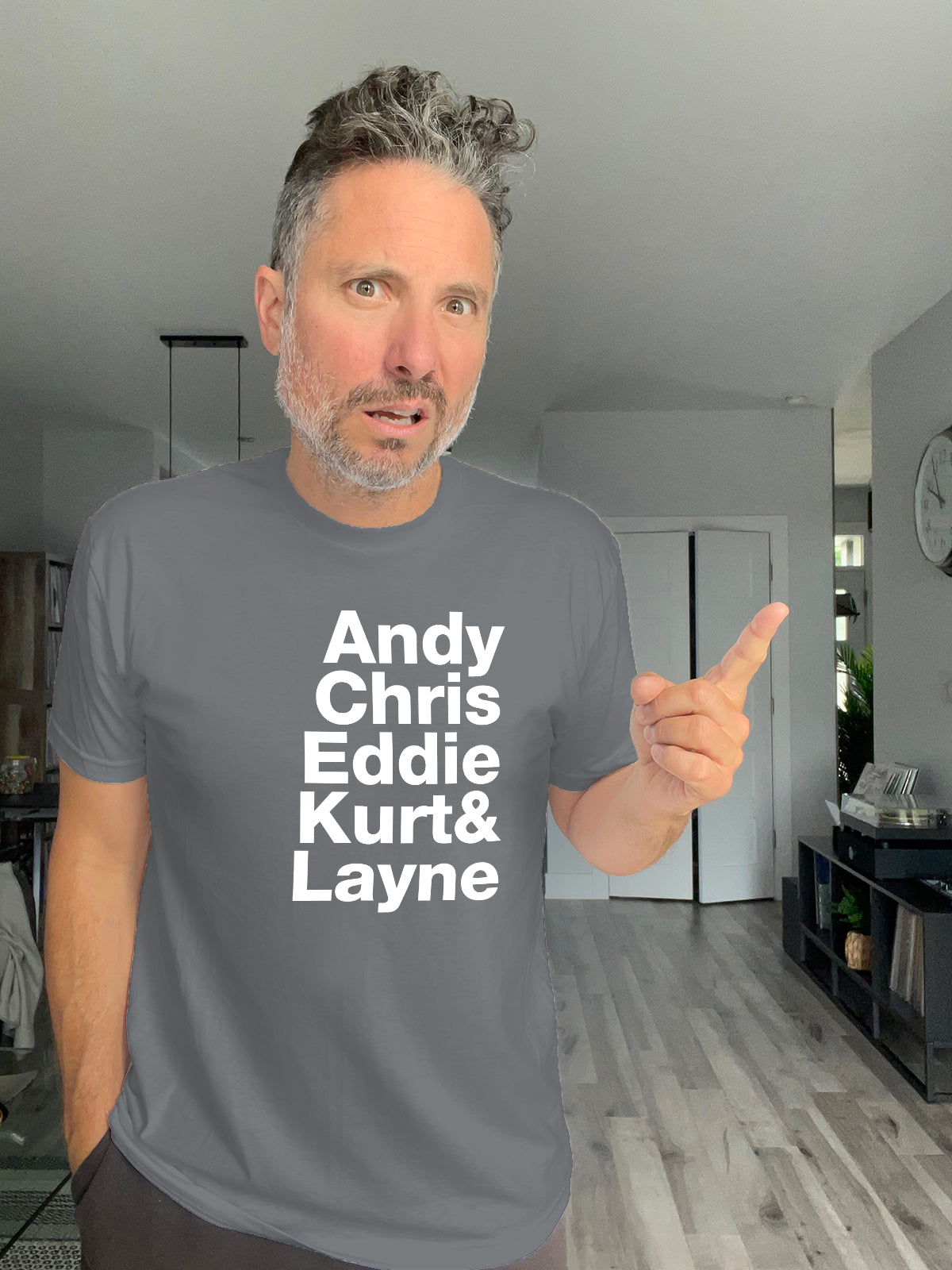 Soft Tee - Andy Chris Eddie Kurt & Layne - Unisex