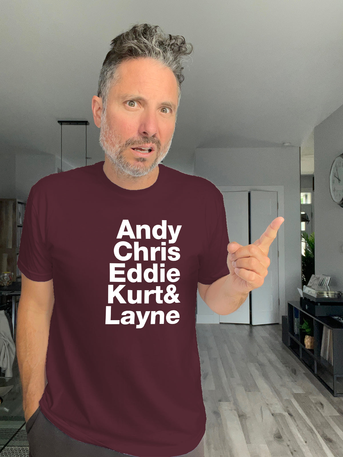 Soft Tee - Andy Chris Eddie Kurt & Layne - Unisex