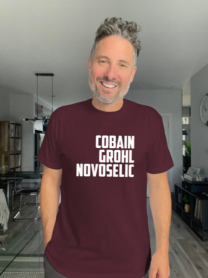 Soft Tee - Cobain Grohl Novoselic - Unisex