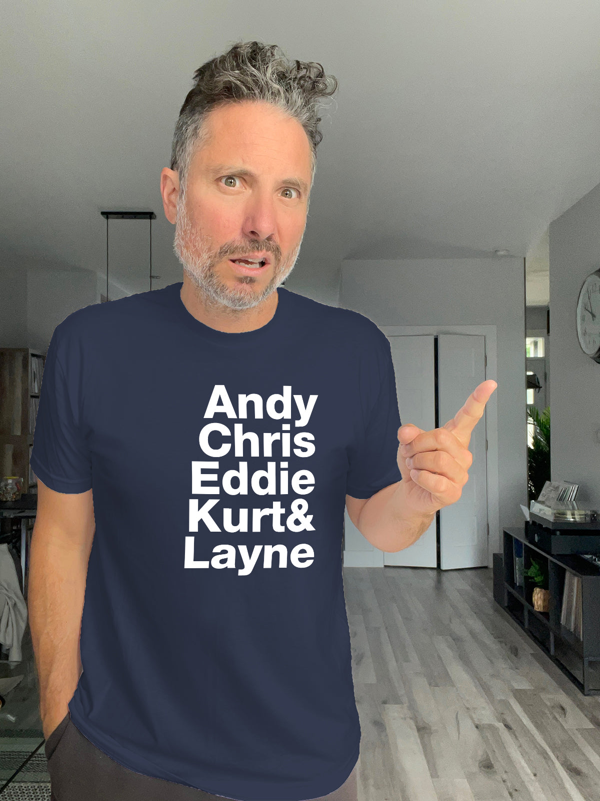 Soft Tee - Andy Chris Eddie Kurt & Layne - Unisex