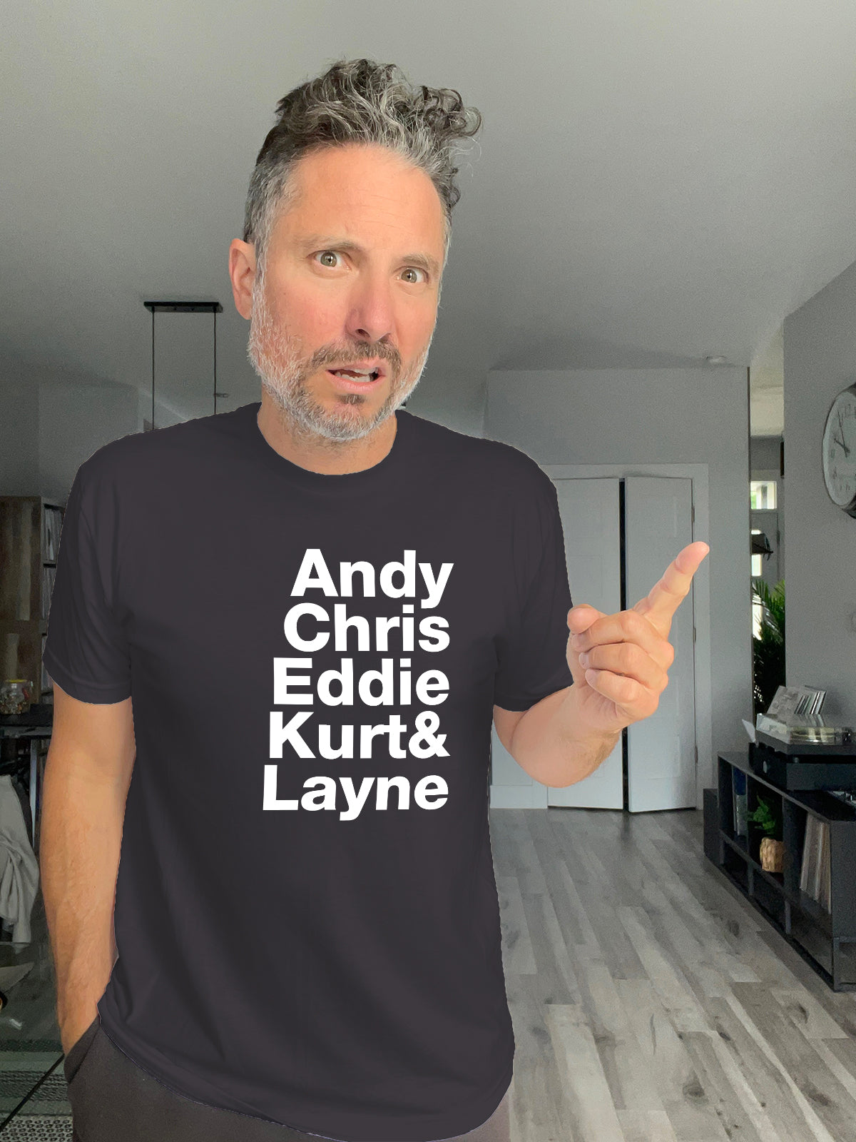 Soft Tee - Andy Chris Eddie Kurt & Layne - Unisex