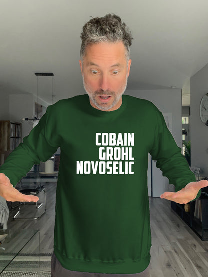 Crewneck - Cobain Grohl Novoselic - Unisex
