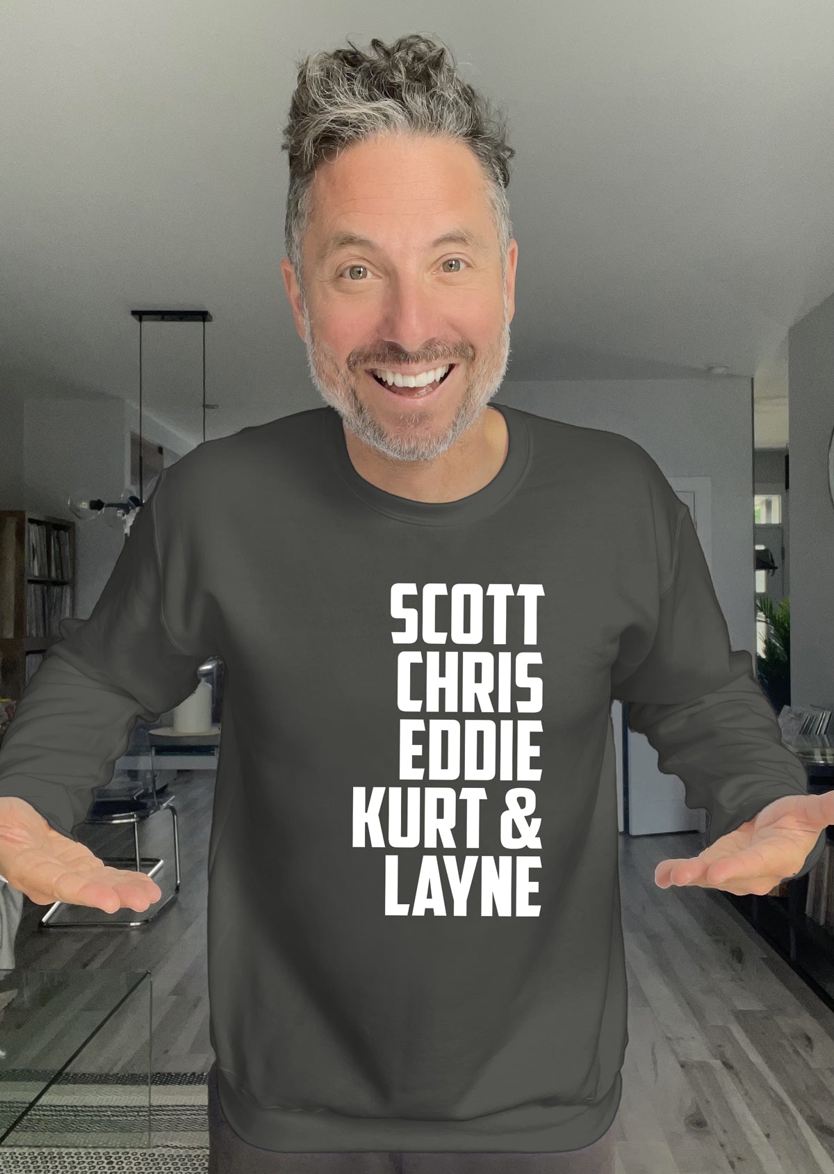 Crewneck - Scott Chris Eddie Kurt & Layne - Unisex