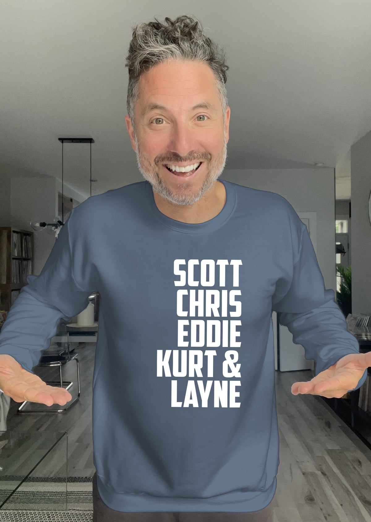 Crewneck - Scott Chris Eddie Kurt & Layne - Unisex