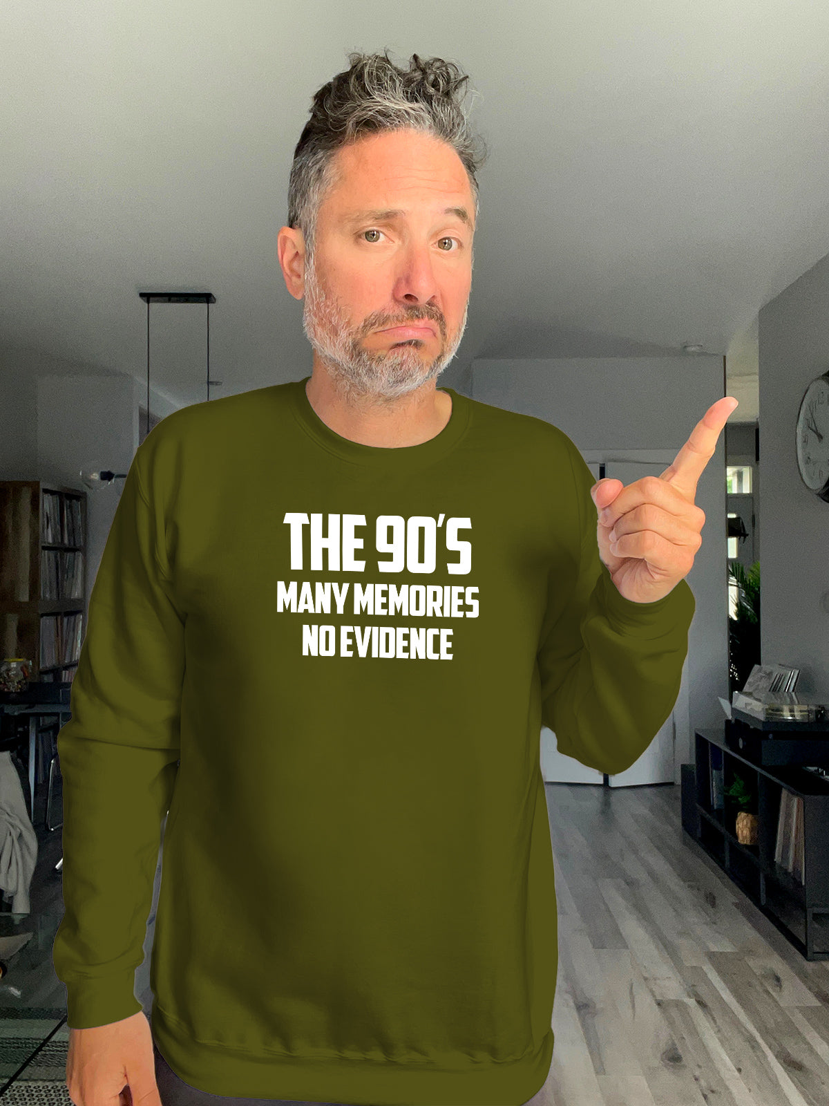 Crewneck - The 90s, Many memories no evidence - Unisex