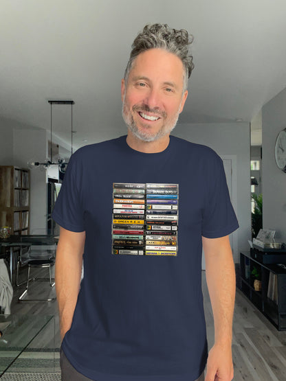 90s music tape cassettes T-Shirt