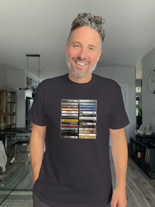 90s music tape cassettes T-Shirt